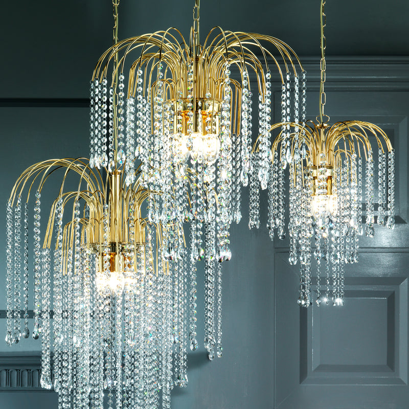 Onli Lighting Pioggia 3L chandelier E14 D 40cm