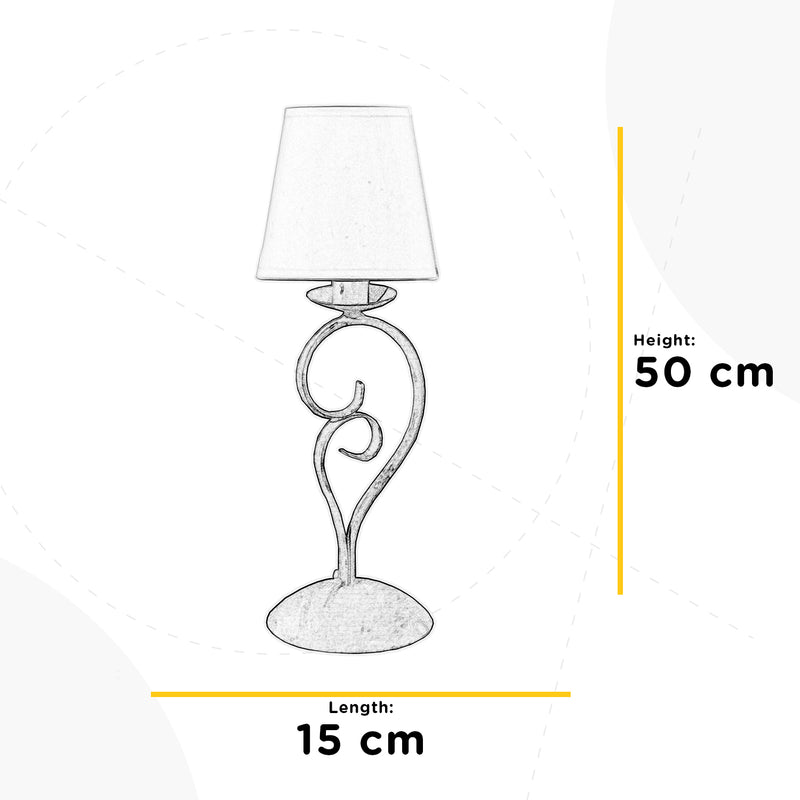 Onli Lighting Pompei 1L table lamp E14 H 50cm