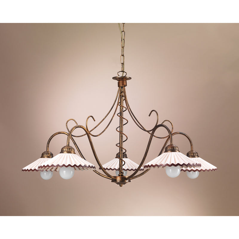 Onli Lighting Rosina 5L chandelier E14 D 85cm