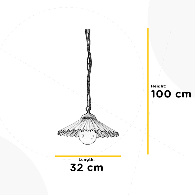 Onli Lighting Rosina 1L pendant lamp E27 D 32cm