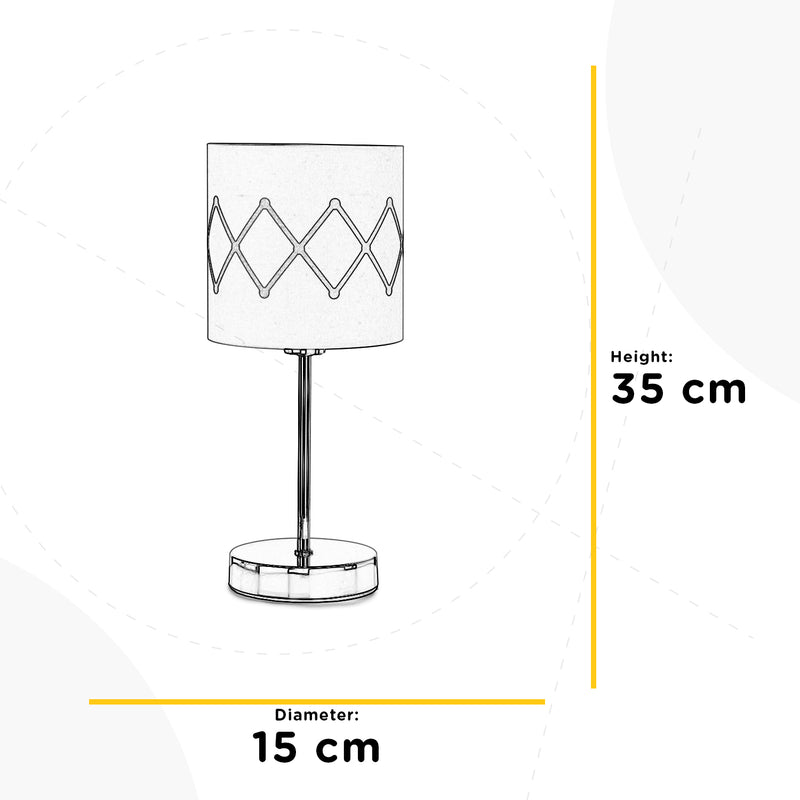 Onli Lighting Lampada da tavolo Rosita 1L E14 H 35cm