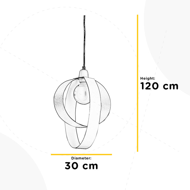 Onli Lighting Serena 1L pendant lamp E27 D 30cm