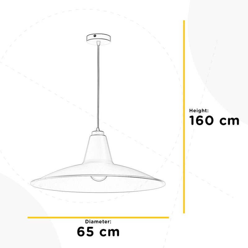 Onli Lighting Sombrero 1L pendant lamp E27 D 65cm