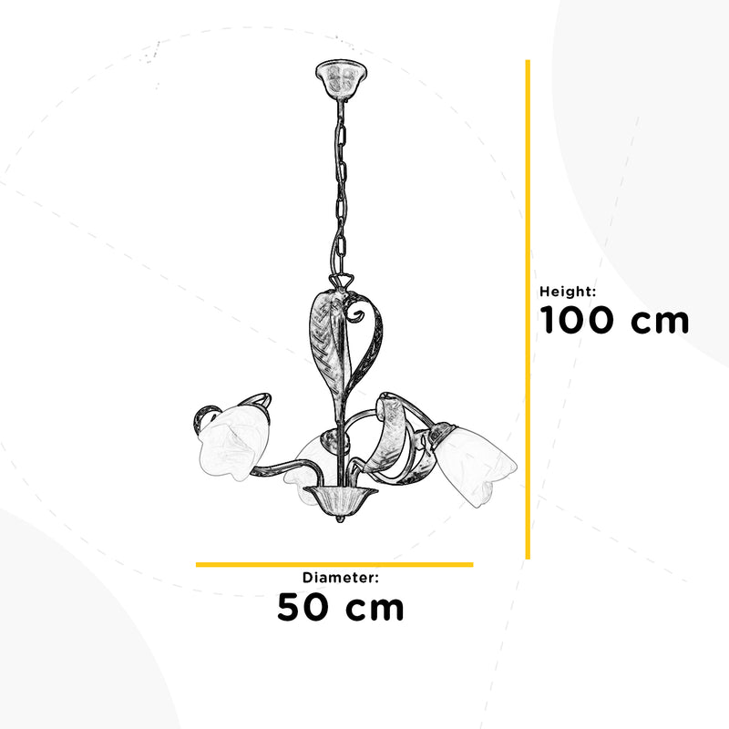 Onli Lighting Sonia 5L chandelier E14 D 50cm