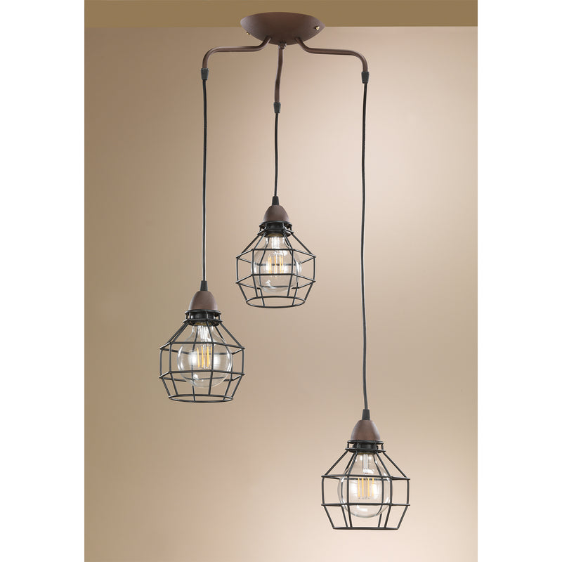 Onli Lighting Spider 3L pendant lamp E27 D 40cm