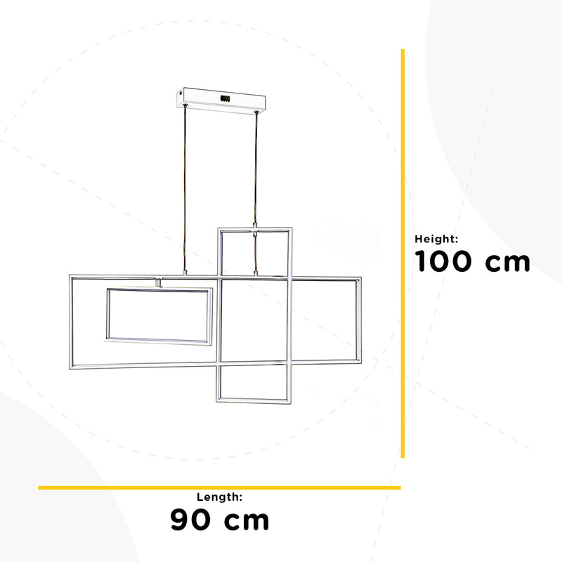 Onli Lighting Squid lineær ophængt loftslampe LED B 90cm