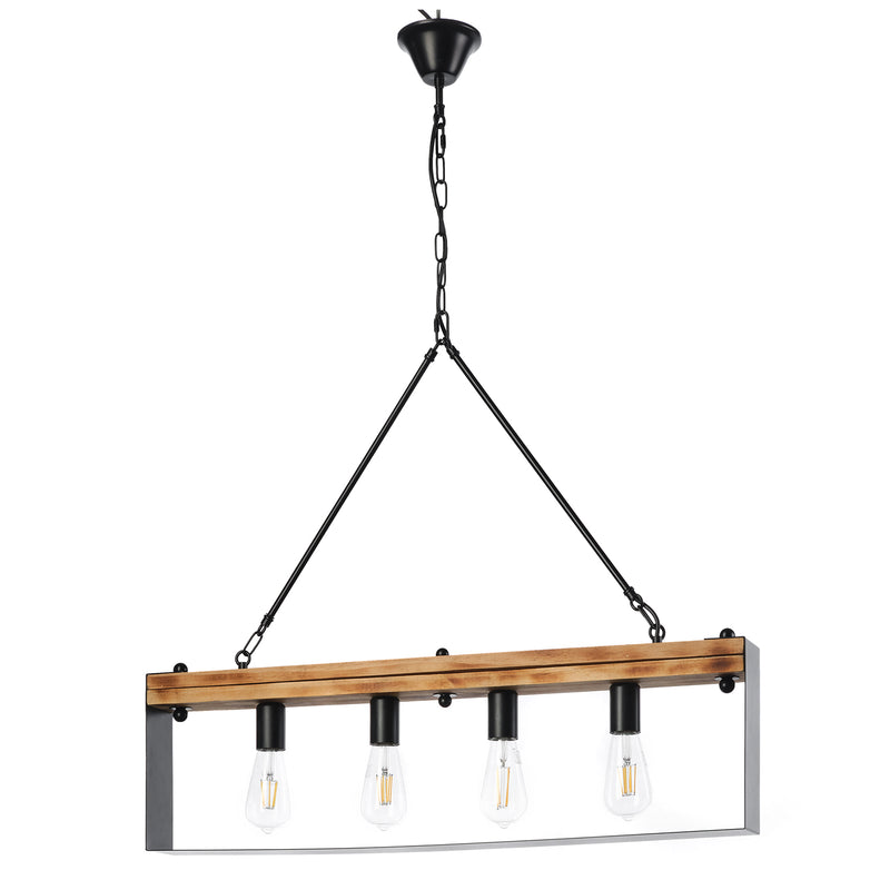 Onli Lighting Susan 4L linear suspension ceiling lamp E27 W 80cm