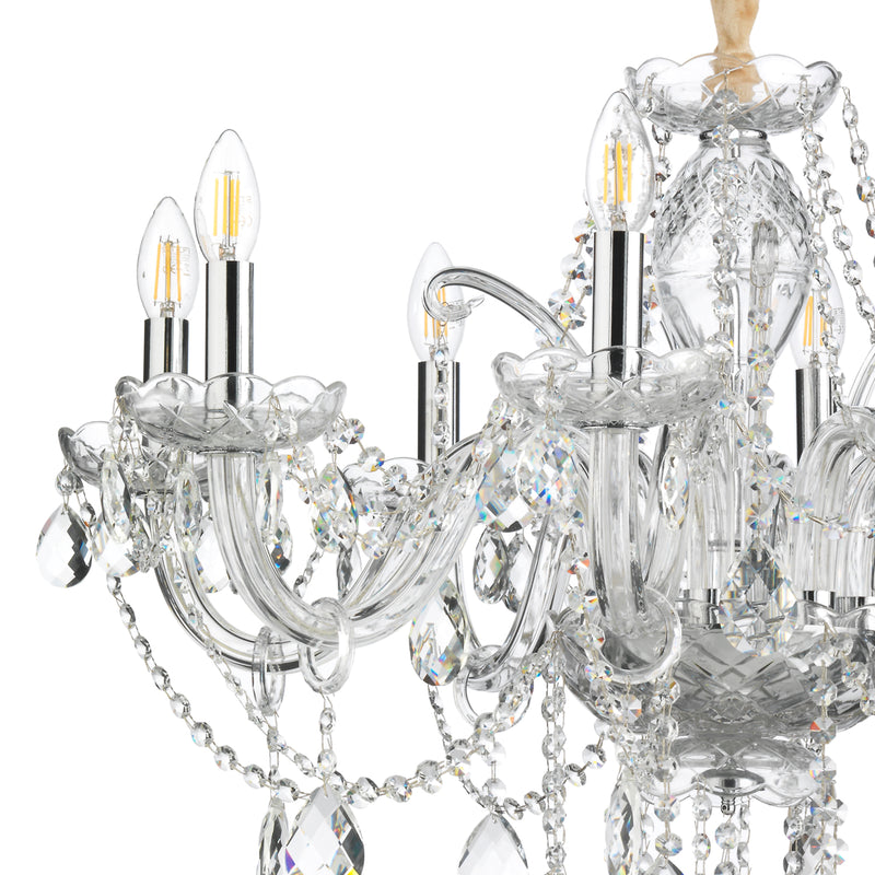 Onli Lighting Svetlana 8L chandelier E14 D 75cm