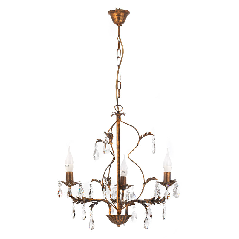 Onli Lighting Teresa 3L chandelier E14 D 40cm