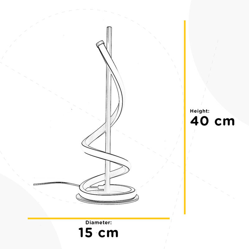 Onli Lighting Twist table lamp LED H 40cm