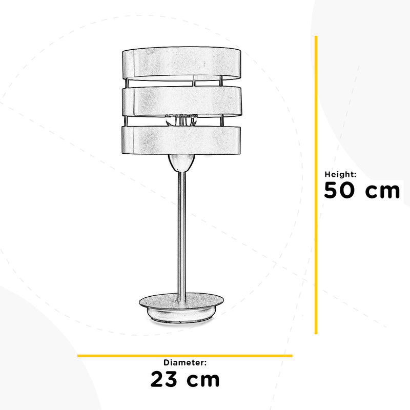 Onli Lighting Ulisse 1L table lamp E27 H 50cm