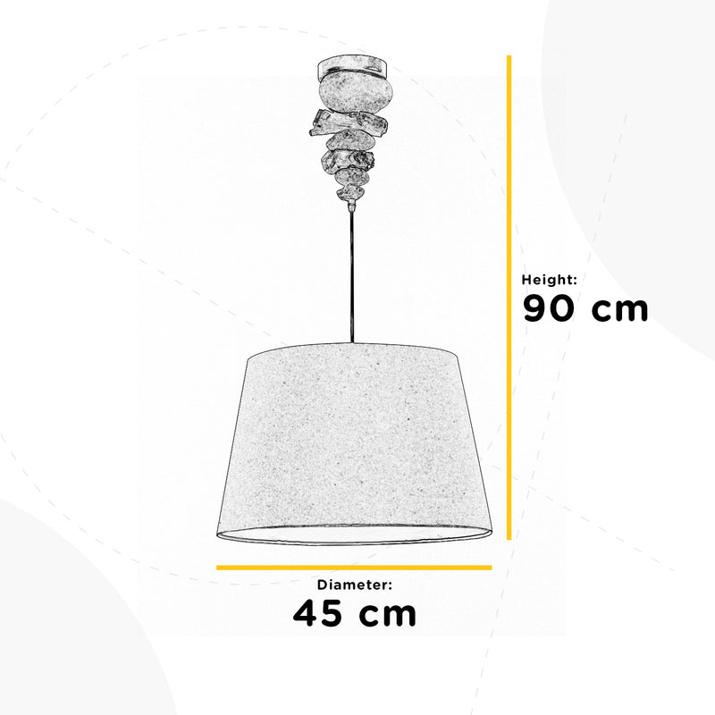 Onli Lighting Vera 1L pendant lamp E27 D 45cm