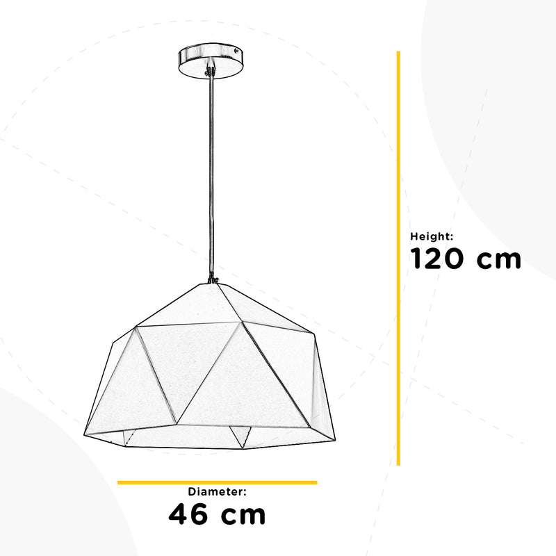 Onli Lighting Yong 1L pendant lamp E27 D 38-46cm