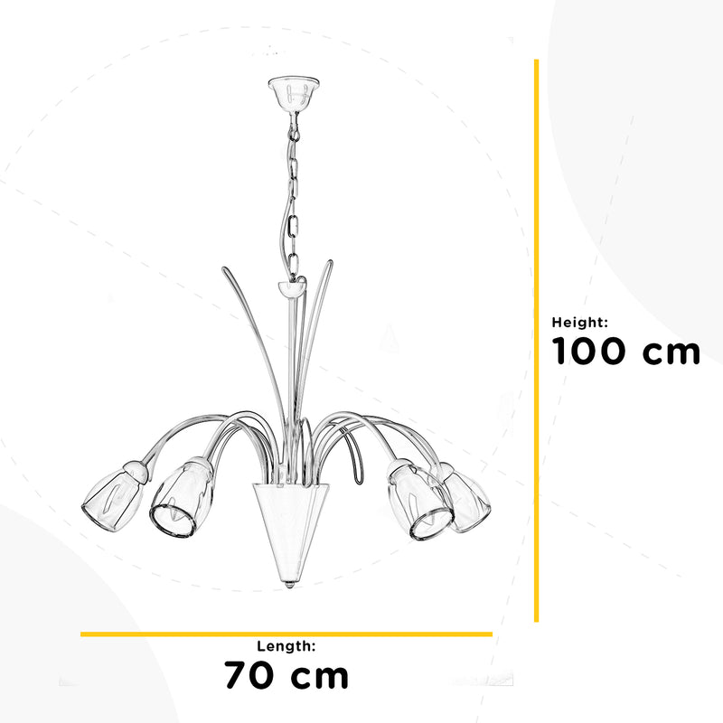 Onli Lighting Antron 5L chandelier E14 D 70cm