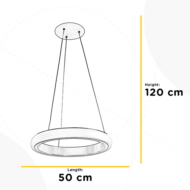 Onli Lighting Anello lámpara colgante LED D 50cm