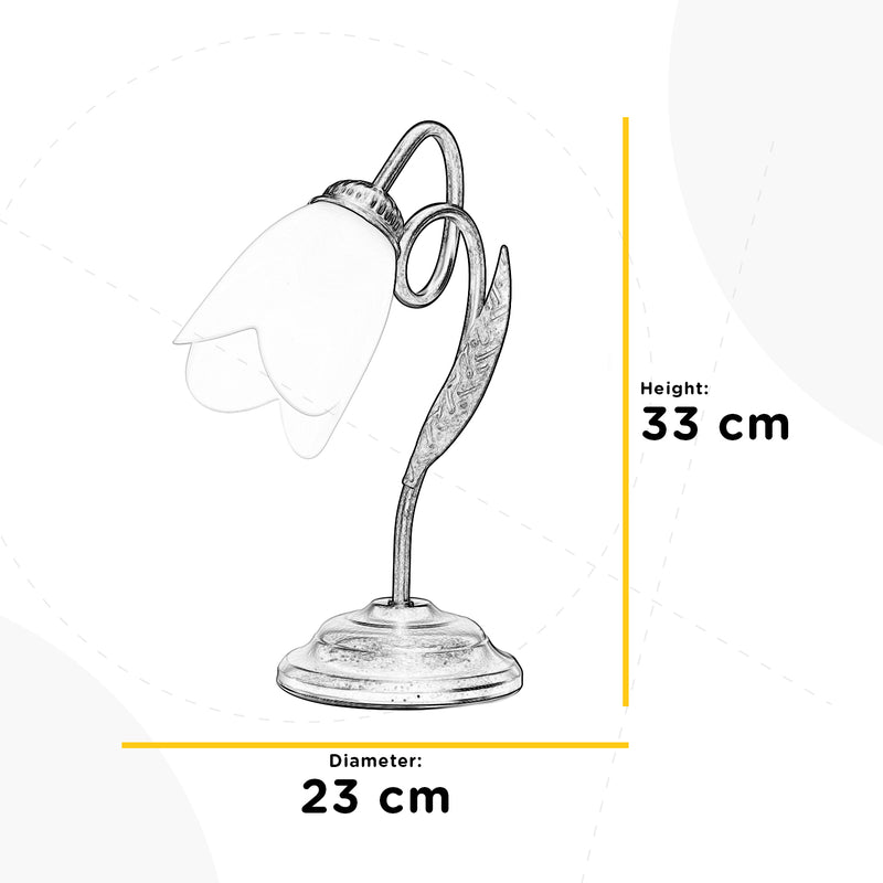 Onli Lighting Doppio Giro 1L table lamp E14 H 33cm