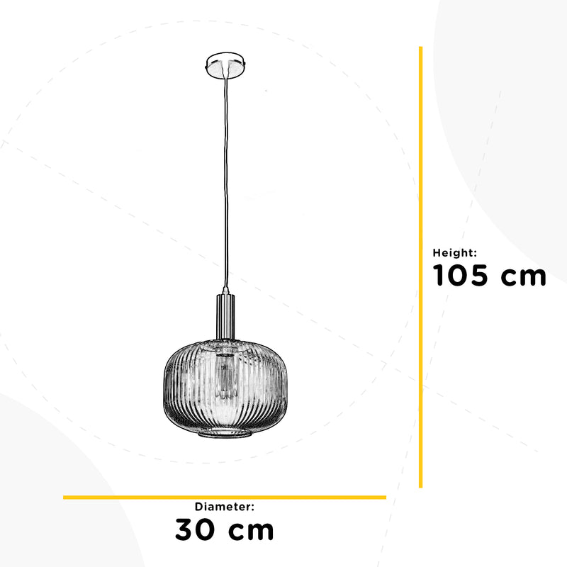 Onli Lighting Doroty 1L pendant lamp E27 D 30cm