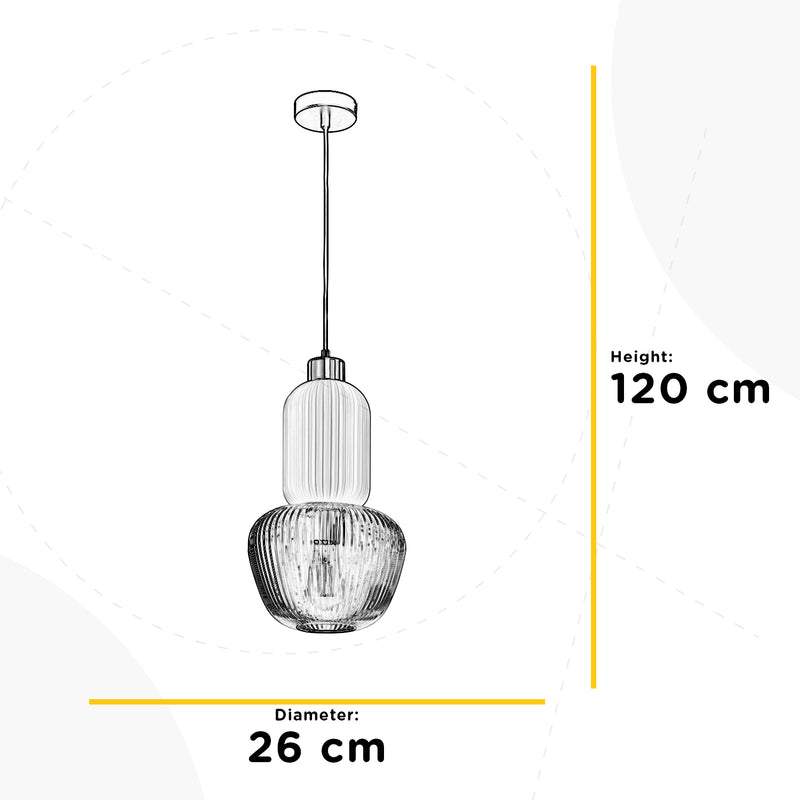 Onli Lighting Jelly 1L pendant lamp E27 D 26cm