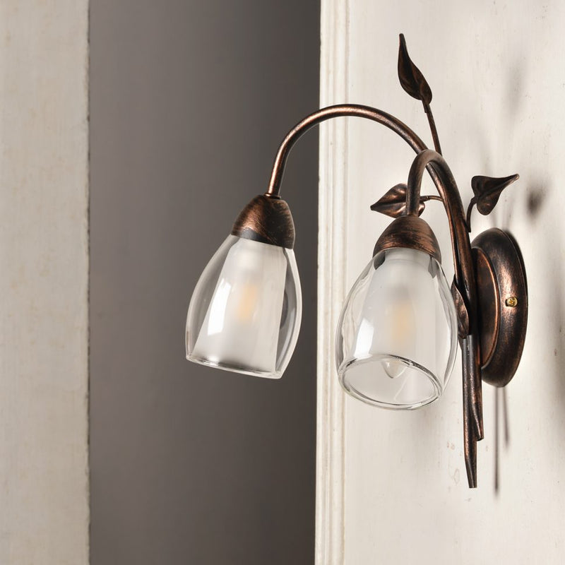 Onli Lighting Lampada applique Liliana 2L E14 H 33cm