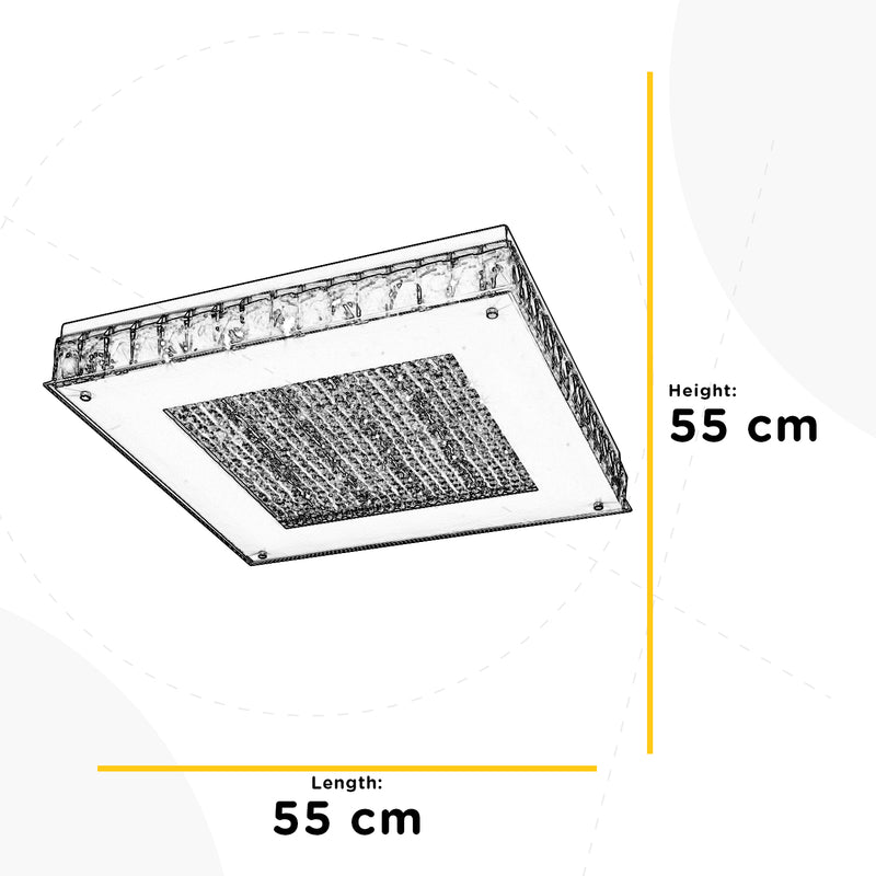 Onli Lighting Orion plafondinbouwlamp LED B 30-55cm