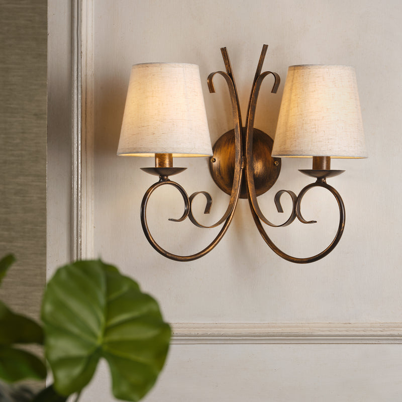 Onli Lighting Pompei 2L wall sconce lamp E14 H 38cm