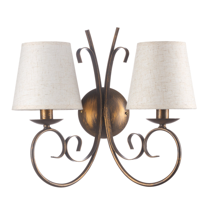 Onli Lighting Pompei 2L wall sconce lamp E14 H 38cm