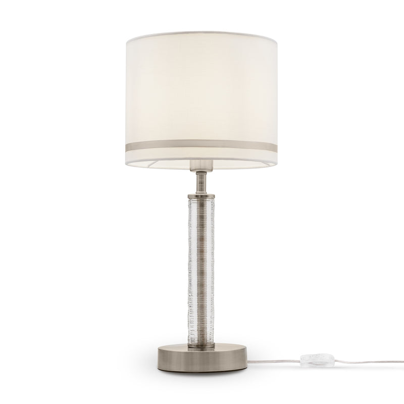 Maytoni Albero 1L table lamp, nickel E14 D 20cm