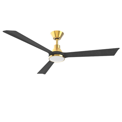 Martec Riviera ceiling fan 3 blades satin brass