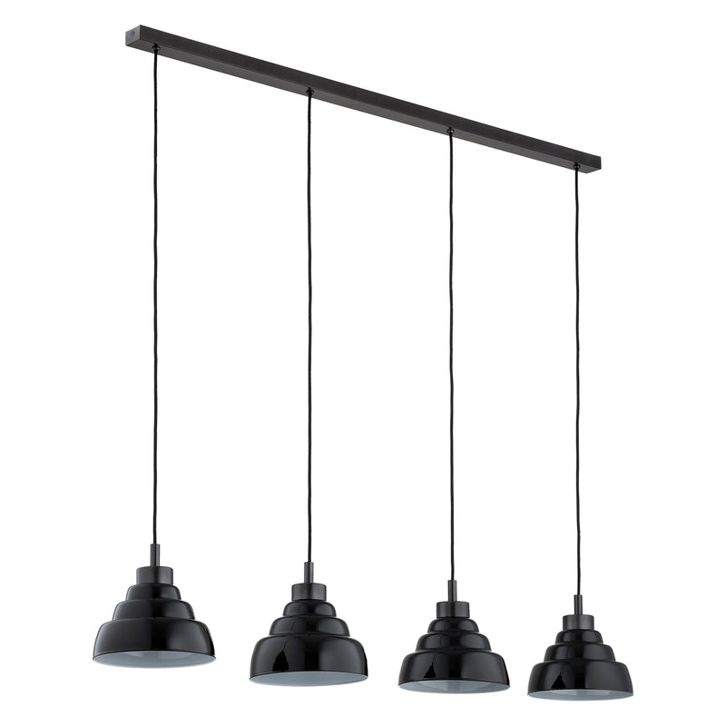 Argon Ventura 4L linear suspension pendant lamp E27 W 120cm