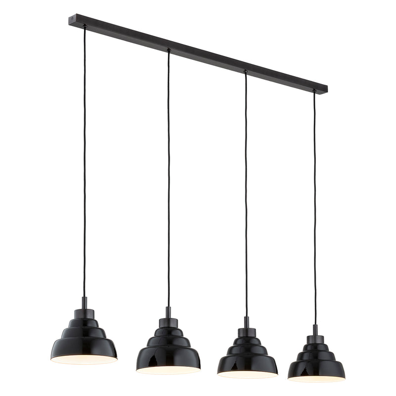 Argon Ventura 4L linear suspension pendant lamp E27 W 120cm