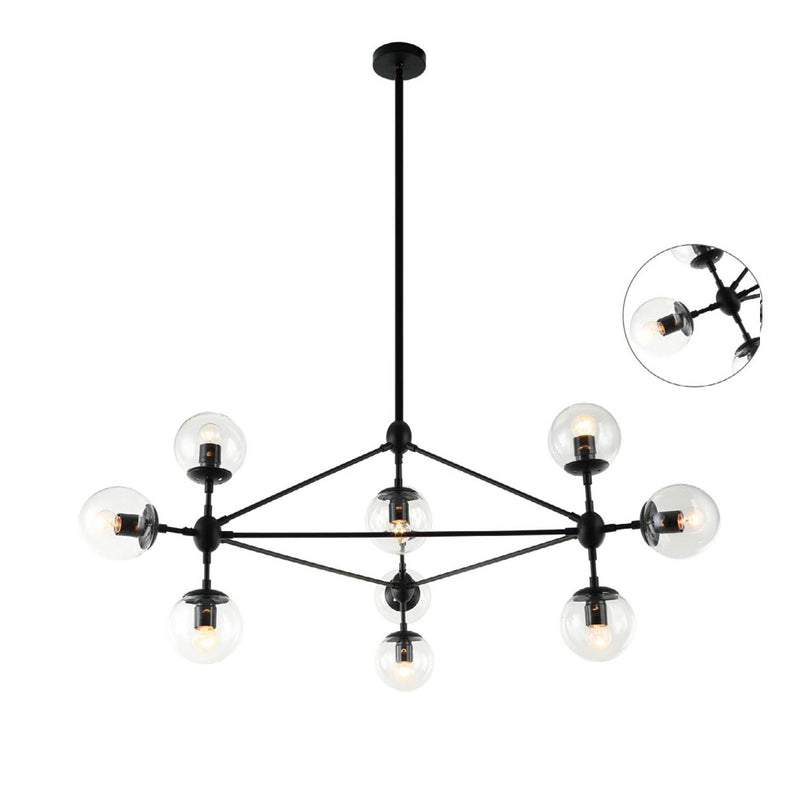 Orlicki Design Bao 10L chandelier E27 H 50.0cm