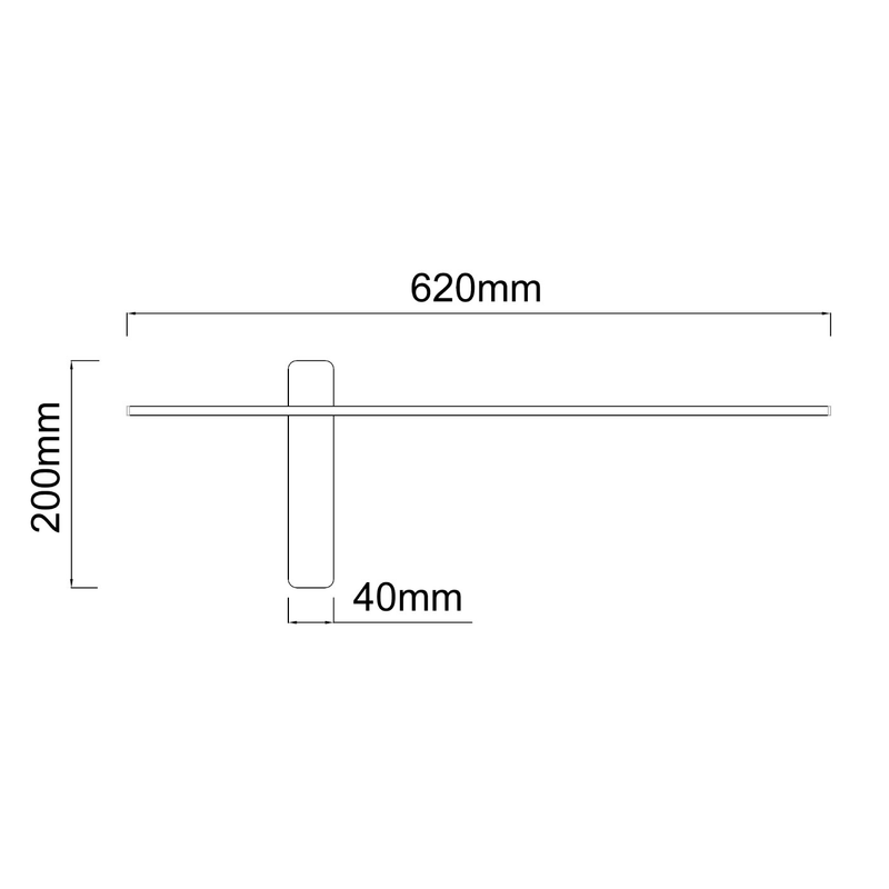 Orlicki Design Bene 1L washer sconce wall lamp LED, W 62-100cm