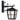 Outdoor wall light Elstead Lighting (BL52M-BLACK) Canterbury die-cast aluminium, glass E27