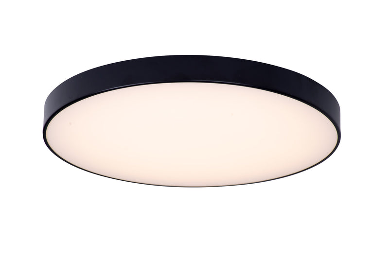 Maxlight Hard 1L flush mount ceiling lamp LED black