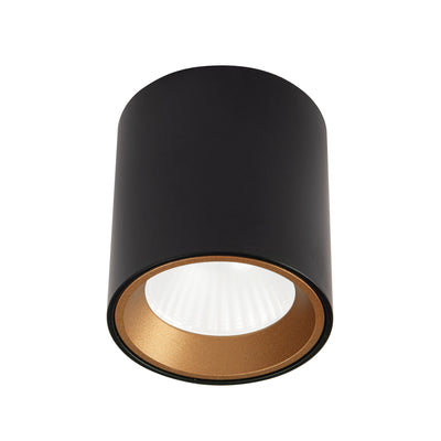 Maxlight Tub 1L ceiling spotlight round LED, black