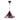 Fabrilamp ceiling pendant lamp Piramide red metal E27