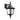Outdoor wall light Elstead Lighting (CP2-BLACK) Chapel die-cast aluminium, glass E27