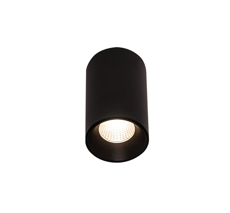 Maxlight Chip 1L ceiling spotlight LED black, D 7cm