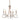 Chandelier Elstead Lighting (CRT5-SILVER-GOLD) Christina steel, crystal glass E14 5L