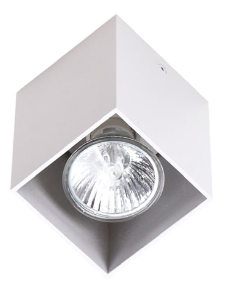 Maxlight Pet Square 1L ceiling spotlight GU10, W 7cm