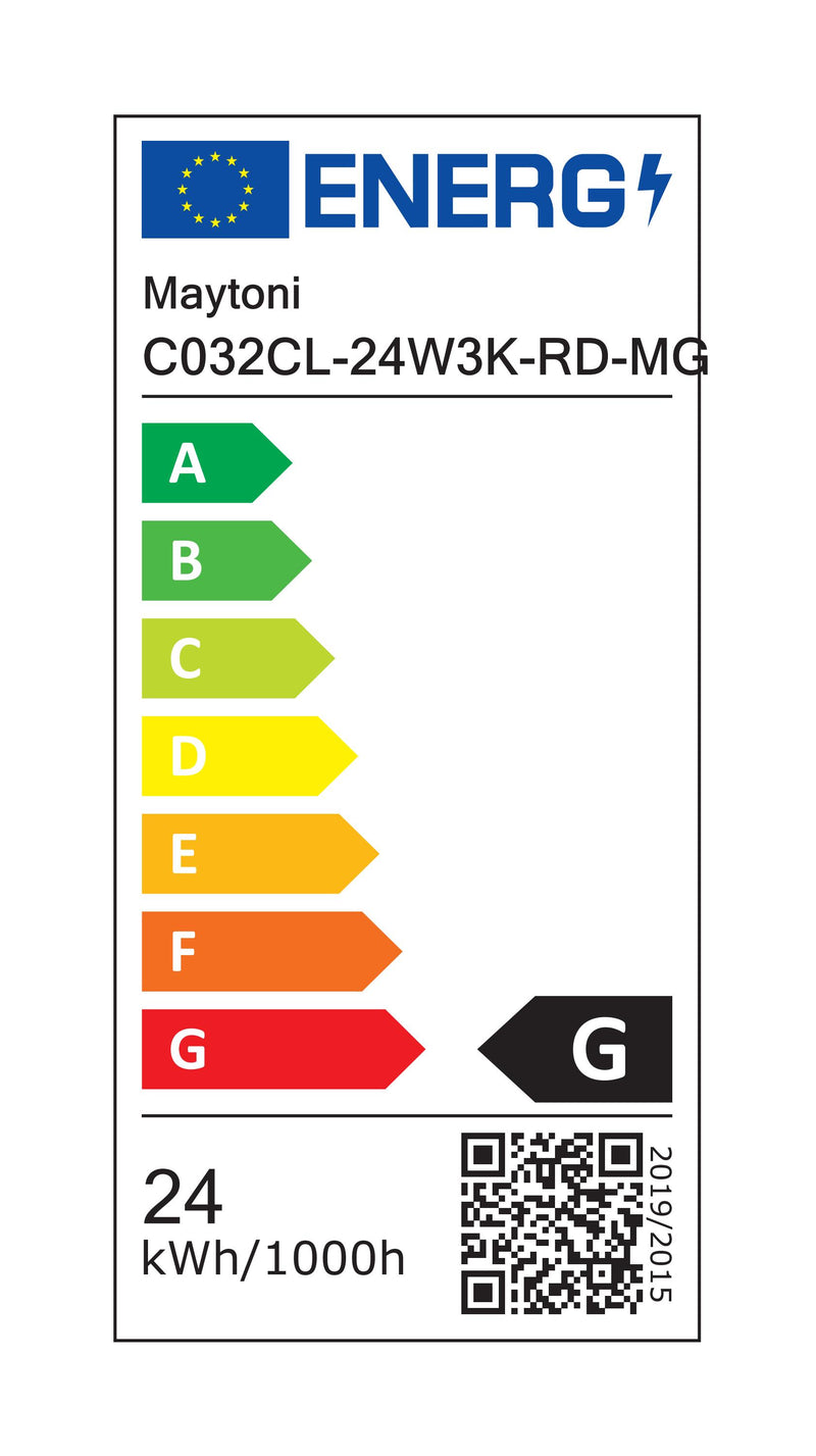 Maytoni Zon 1L plafonnier encastrable LED D 22cm