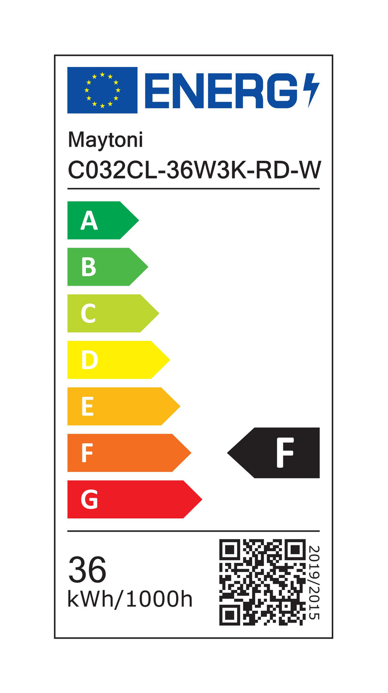 Maytoni Zon 1L Plafón empotrable LED D 30cm