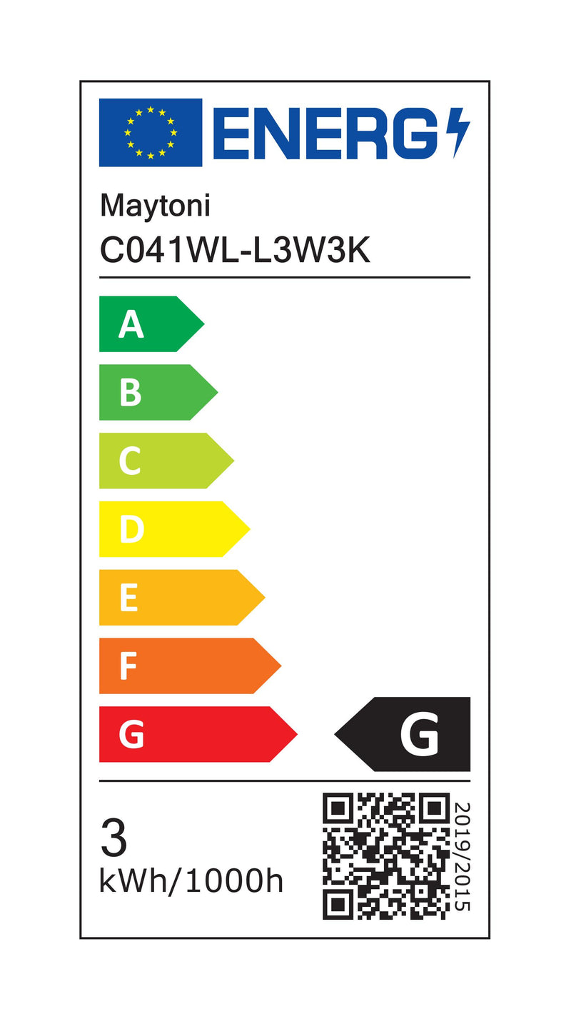 Maytoni Mirax 1L Akzentwandleuchte LED H 18,6cm