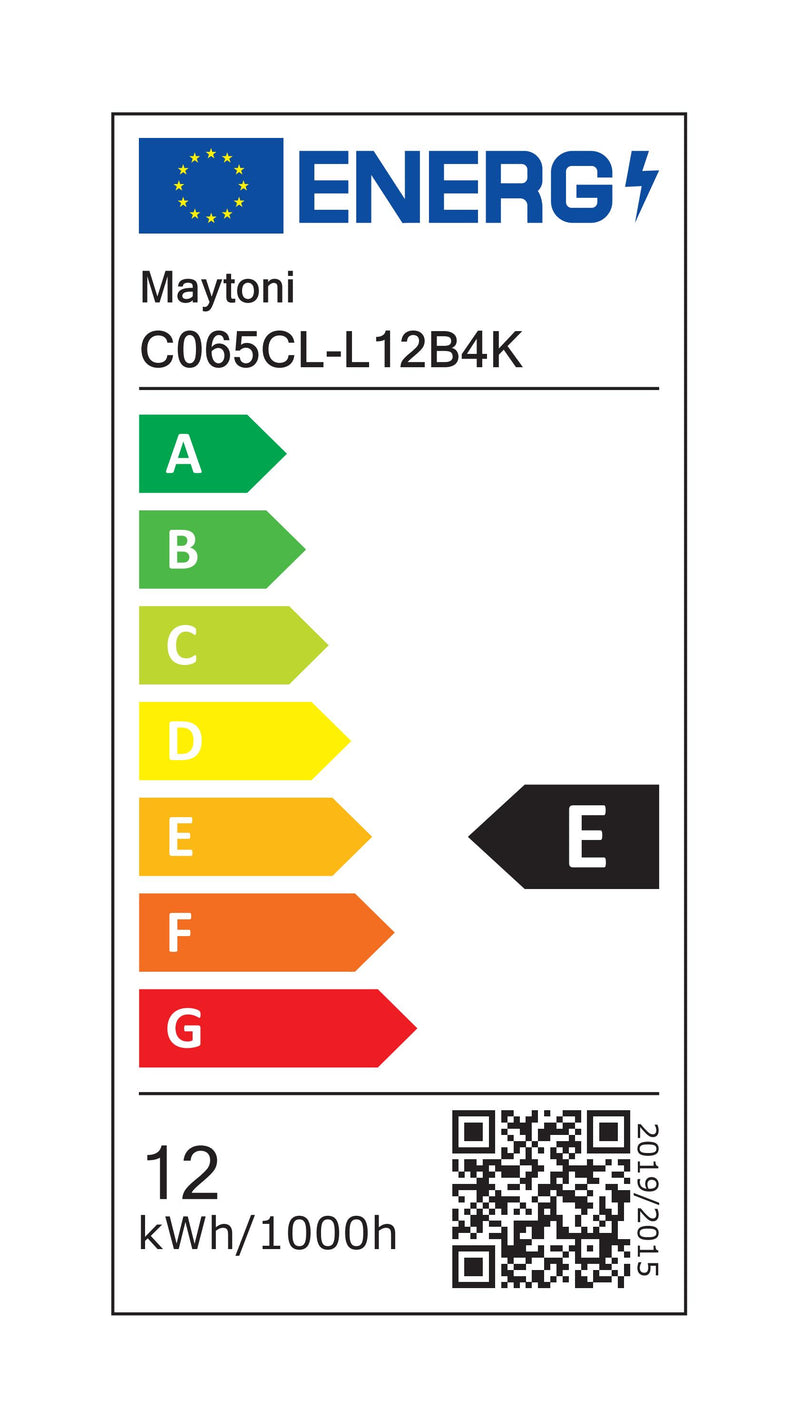 Maytoni Alfa LED 1L loftspot, sort LED H 7cm