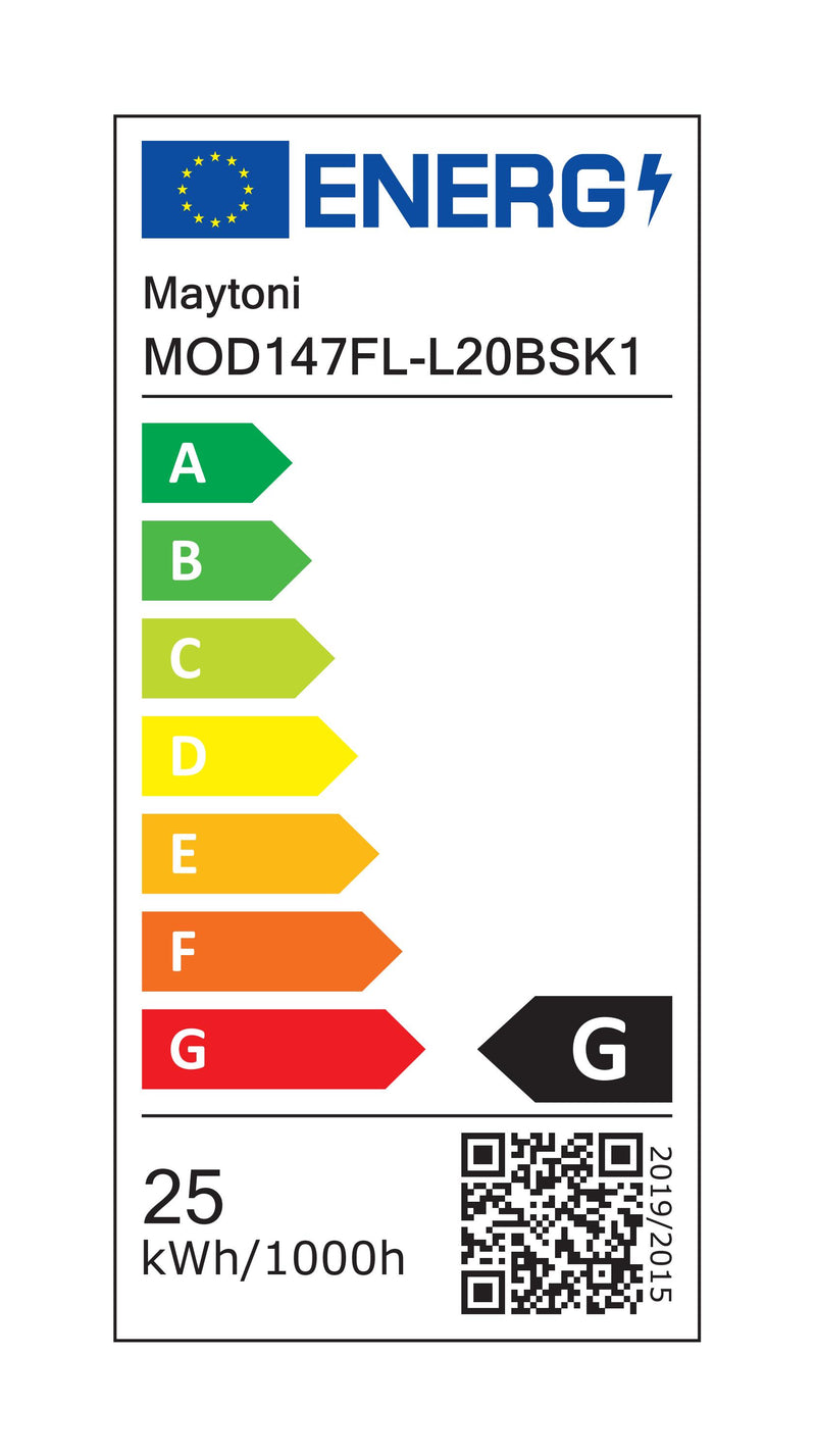 Lámpara de pie Maytoni Flow 1L, LED P. 1,6 cm