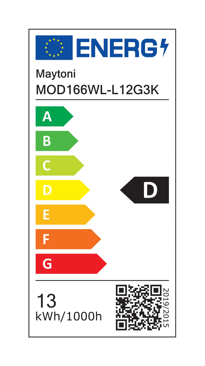 Aplique de pared Maytoni Tau 1L, oro LED D 13cm