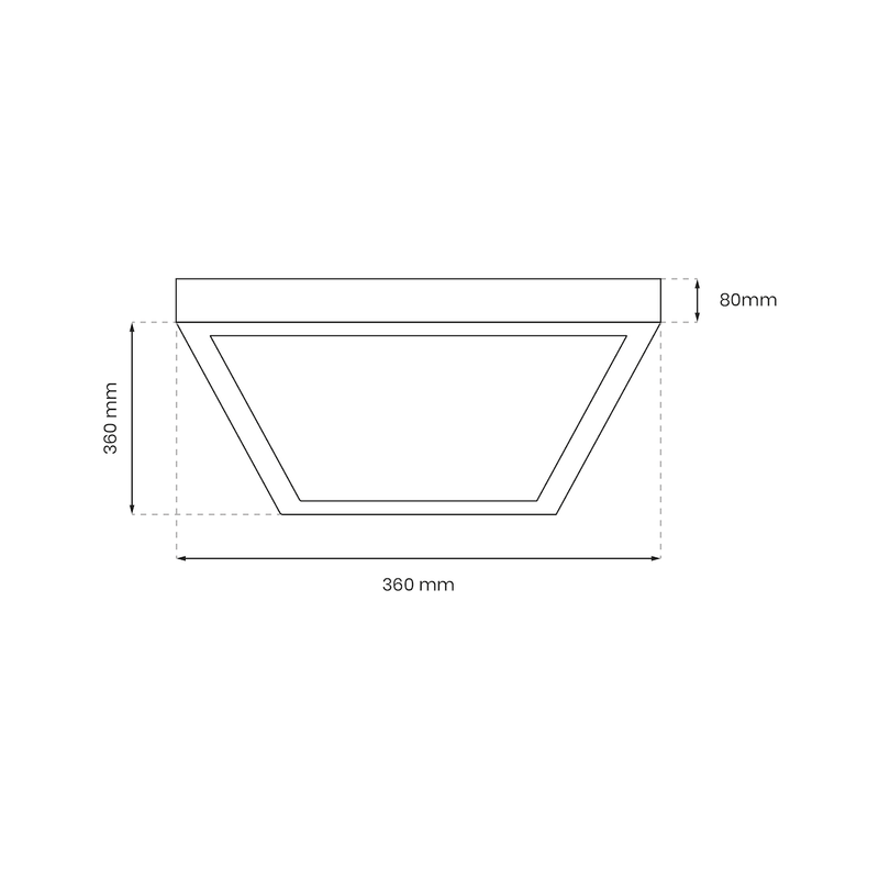 Eko-Light Plates flush mount ceiling lamp LED H 8cm
