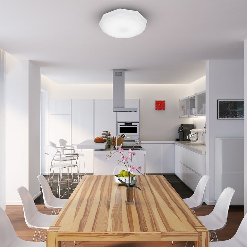 Milagro Plates flush mount ceiling lamp D 36cm