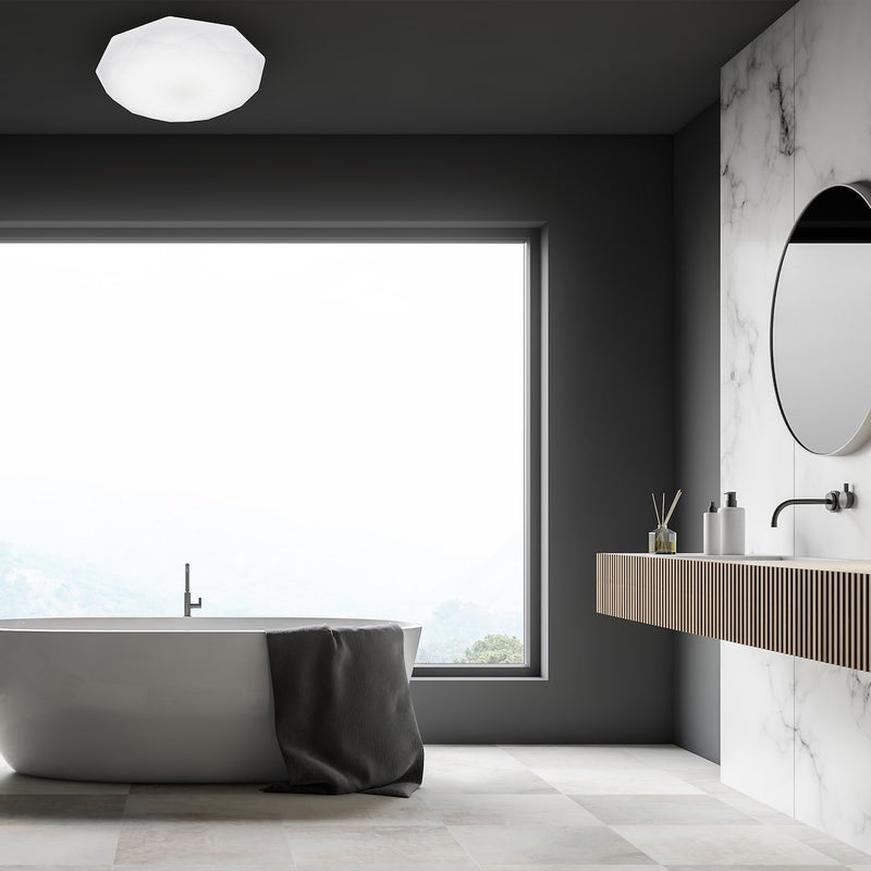 Milagro Plates flush mount ceiling lamp D 36cm