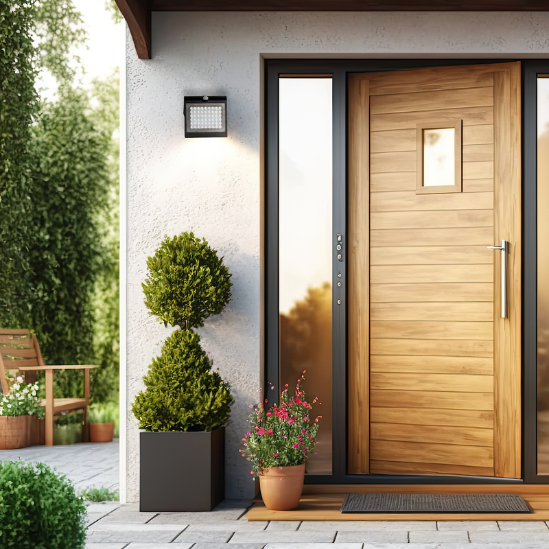 Eko-Light Solar Lamp outdoor wall light H 21cm